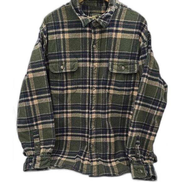 Vtg Field And Stream Rugged PLAID Flannel‎ Outdoors XXL TALL XXGA - Picture 1 of 14